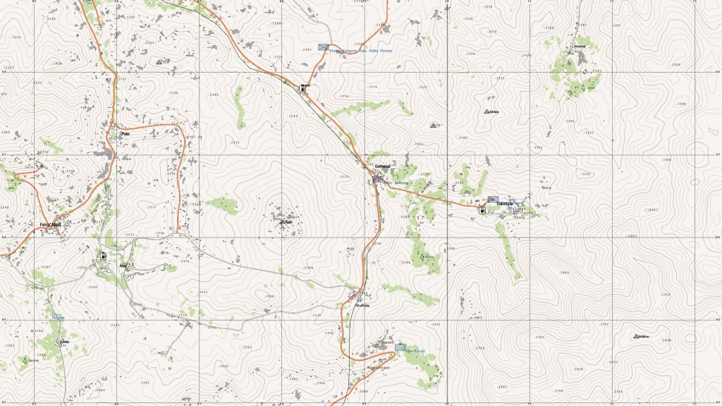Main Road back to Base