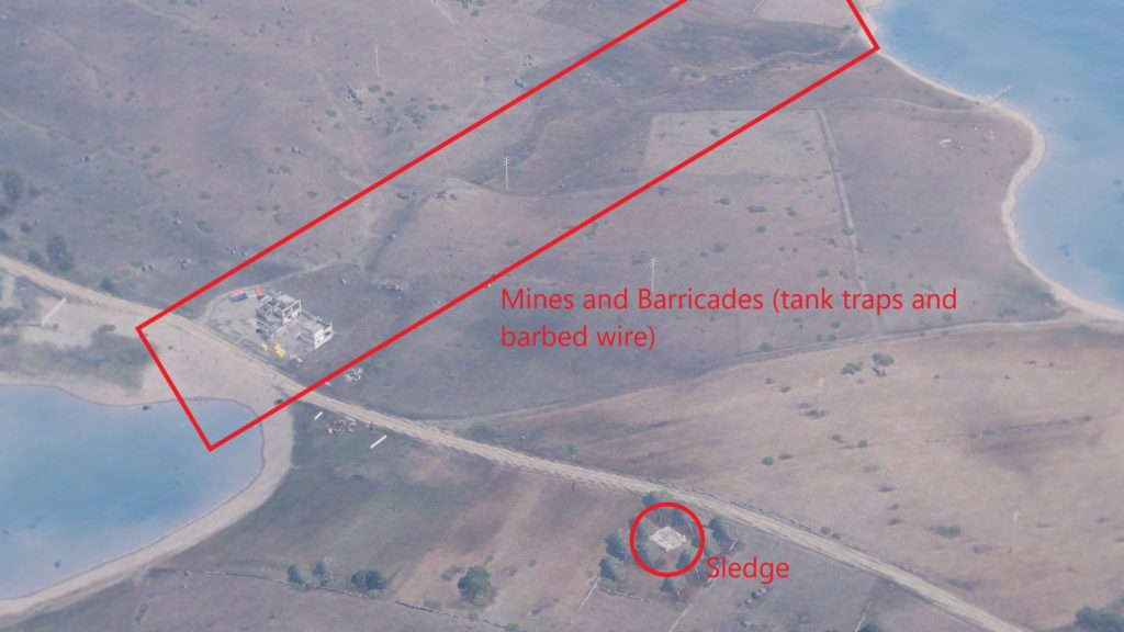 Mine Field Areial View